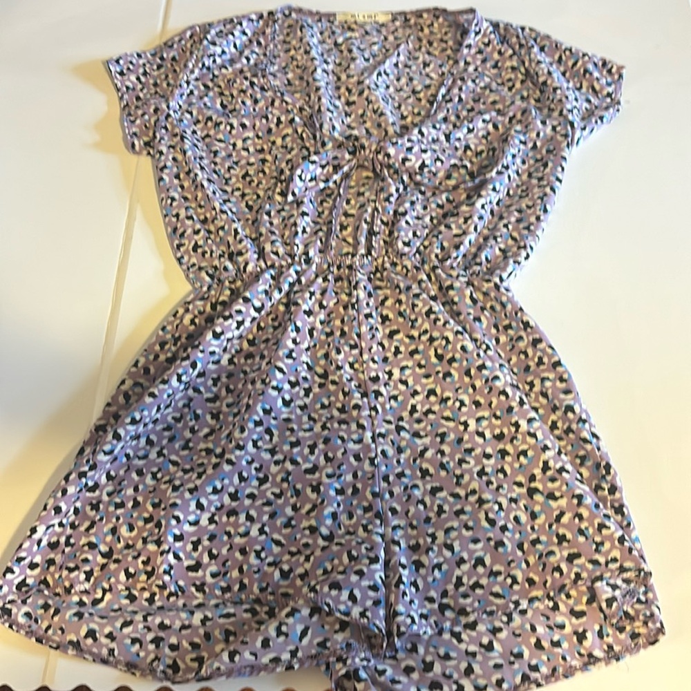 Cute Leopard colorful romper